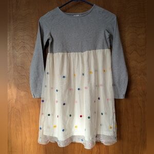 Hanna Andersson Sprinkle Dress In Soft Tulle